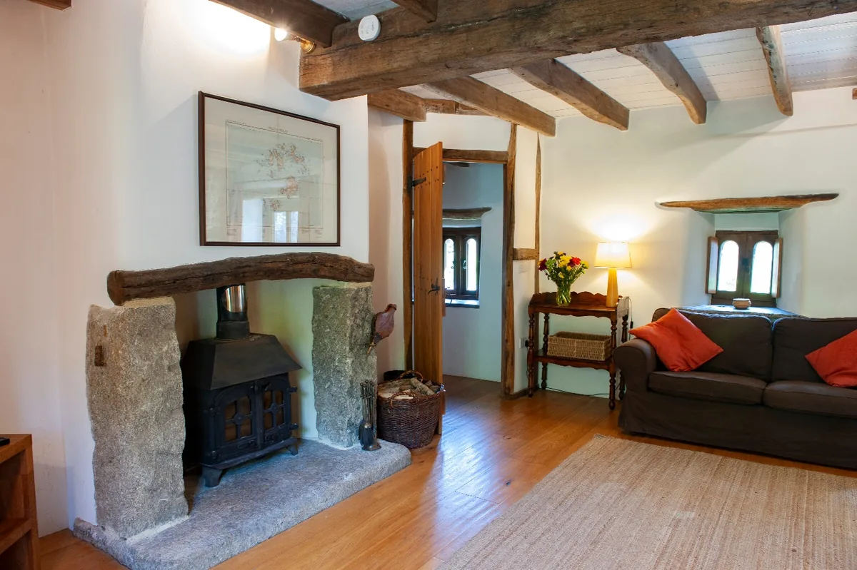 Woodburning stove Giles - self-catering holiday cottage Dartmoor